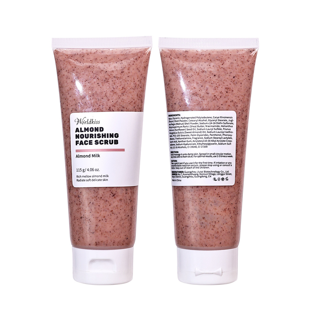 العلامة التجارية الخاصة المخصصة للتبييض النباتي العضوي للعناية بالبشرة والفاكهة الواضحة بالجملة الشركة المصنعة لفرك الجسم بالملح