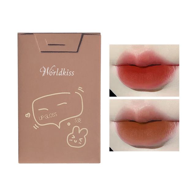 مجموعة ملمع شفاه سائل غير لامع عالي الصبغة من مستحضرات التجميل للمكياج اليومي