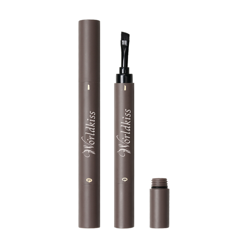 صبغة حواجب طبيعية لجمال مقاوم للتلطخ مع فرشاة مرنة سهلة الرسم