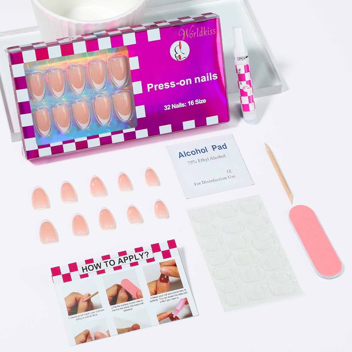 اضغط على الأظافر