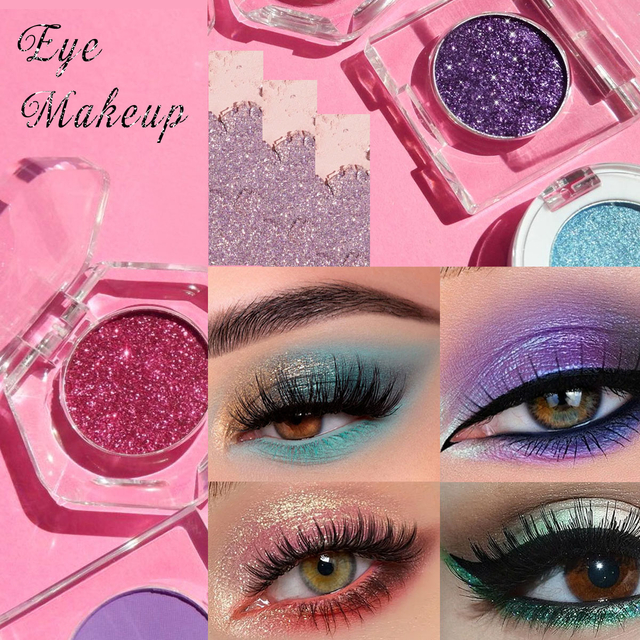 ظل عيون وردي لامع | علامة تجارية خاصة OEM خالية من التلك وقابلة للتخصيص